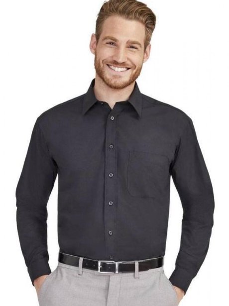 Sol's Baltimore Men's Long Sleeve Poplin Shirt