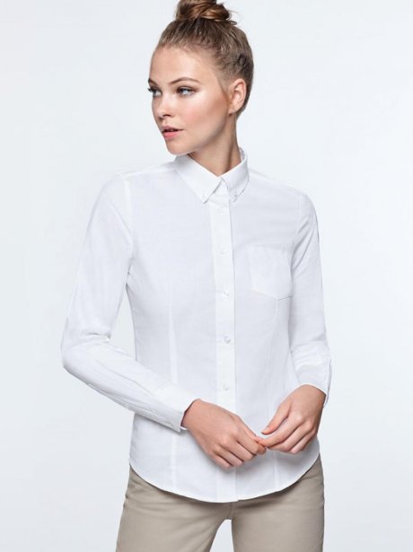Roly Ladies Long Sleeve Oxford Shirt