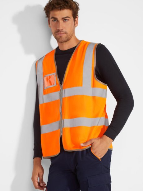 Roly Polux High Visibility Vest with Pocket