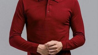 TH Clothes Bern Long Sleeve Polo Shirt (210g)