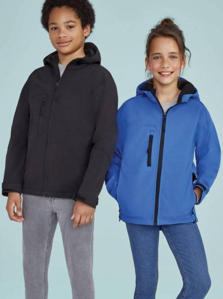 Sol's Replay Kids Hooded Softshell
