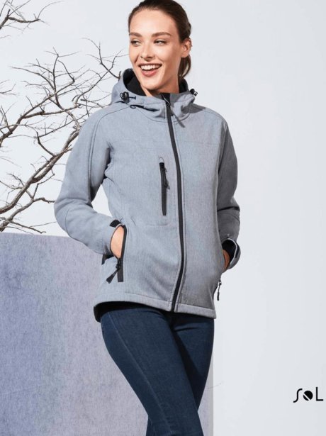 Sol's Replay Women's Hooded Softshell