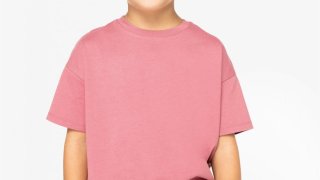 T-Shirt de Criança de Ombros Descaídos Native Spirit (200g)