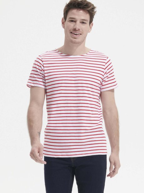 Sol's Miles Men's Striped T-Shirt (150g)