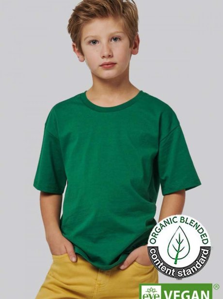 T-Shirt Oversize em Algodão Orgânico Native Spirit Skater Kids (200g)