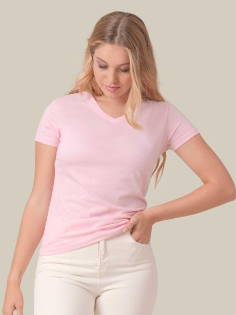JHK Regular Comfort V-Neck Lady's T-Shirt (145g)